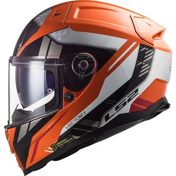 Casque LS2 FF811 – VECTOR II – STYLUS – Blanc / Rose Ref : LS0681