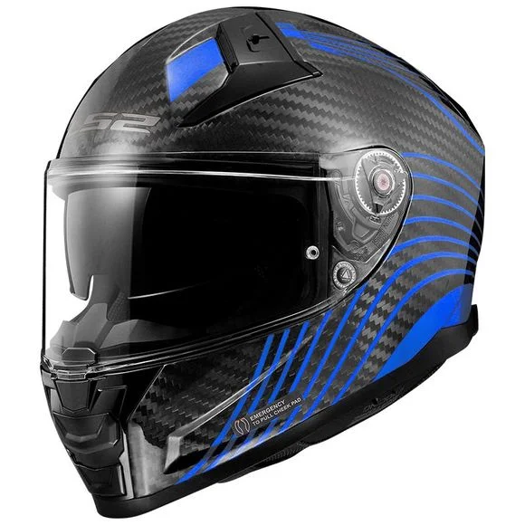 Casque LS2 FF811 – VECTOR II CARBON – FLUX – Violet Ref : LS0789