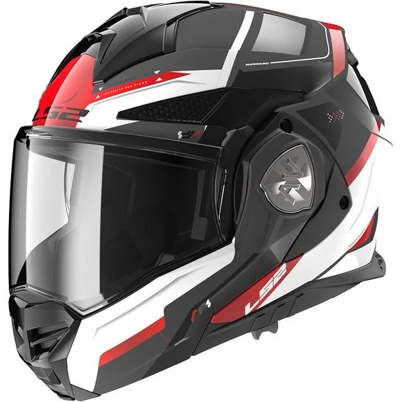 Casque LS2 FF901 ADVANT X – SPECTRUM – Noir / Rouge Ref : LS0747
