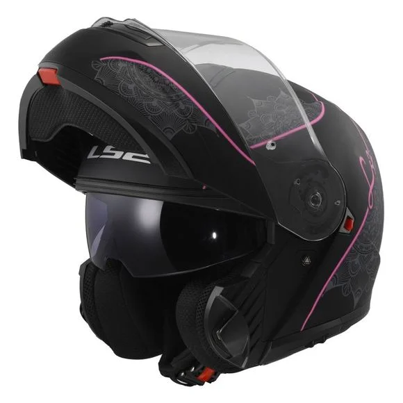 Casque LS2 FF908 STROBE II – LUX – Noir / Rose Ref : LS0859