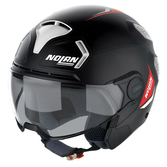 Casque Nolan N30-4 T – INCEPTION – Noir / Blanc Ref : NL1484