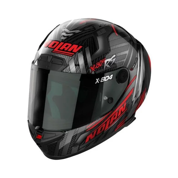 Casque Nolan X-804 RS – ULTRA CARBON – SPECTRE – Carbone / Rouge Ref : NL1525