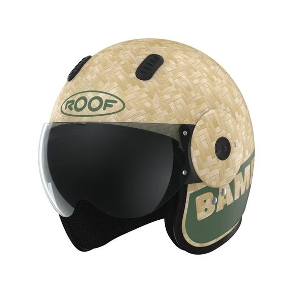 Casque ROOF RO15 BAMBOO PURE – Vert Ref : RO0333
