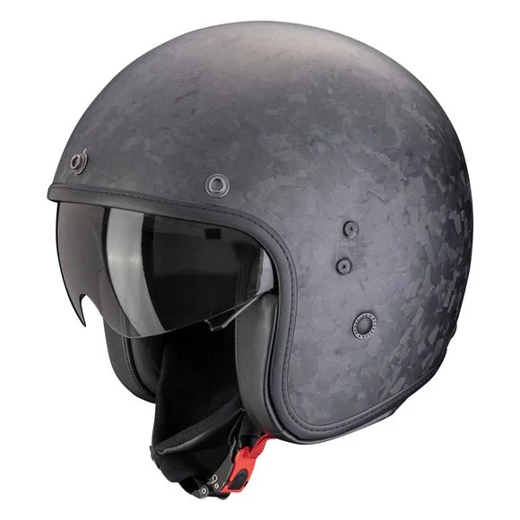 Casque Scorpion Exo BELFAST CARBON EVO – ONYX – Carbone Ref : SC1024