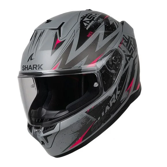 Casque Shark D-SKWAL 3 BLAST-R – Gris / Violet Ref : SH1698-CSVKM