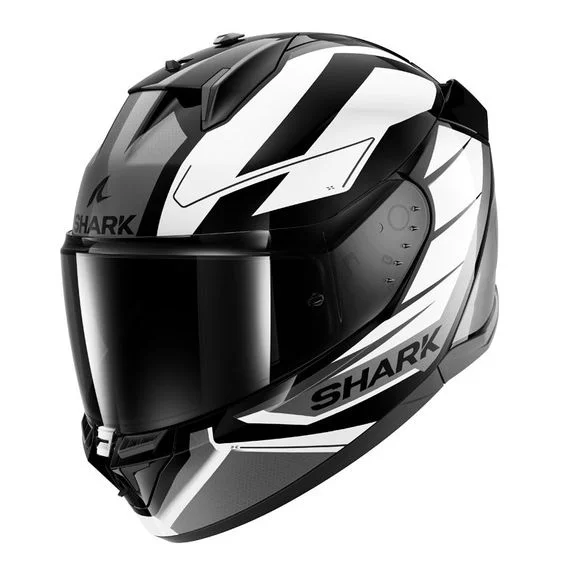 Casque Shark D-SKWAL 3 SIZLER – Noir / Blanc Ref : SH1699-C689