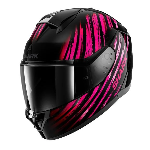 Casque Shark RIDILL 2 – ASSYA – Noir / Rose Ref : SH1701
