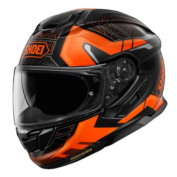 Casque Shoei GT-AIR 3 – HIKE – Noir / Orange Ref : SI0571-C168