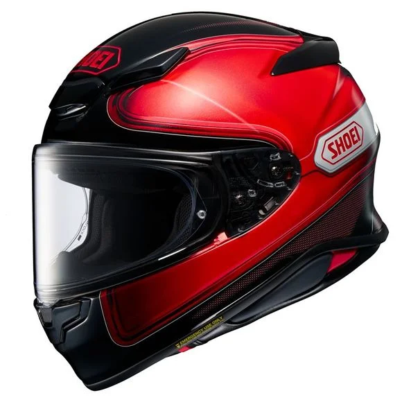 Casque Shoei NXR2 – SHEEN – Noir / Rouge Ref : SI0548