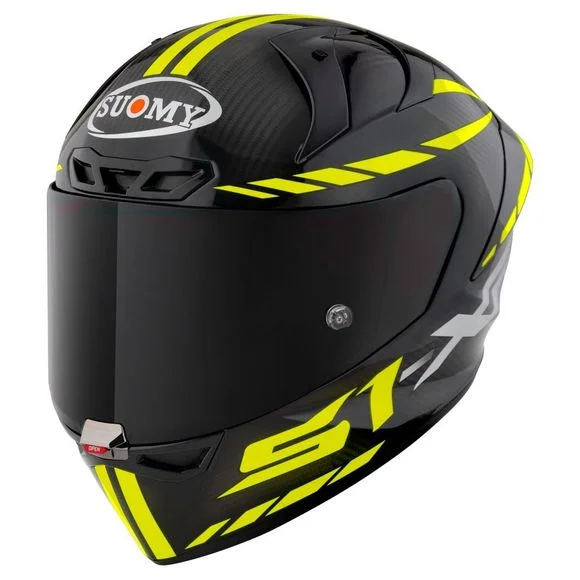Casque Suomy S1-XR GP CARBON HYPERSONIC – Jaune Ref : SU0412