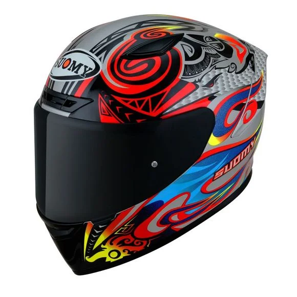 Casque Suomy TRACK-1 – FLYING – Multicolore Ref : SU0392