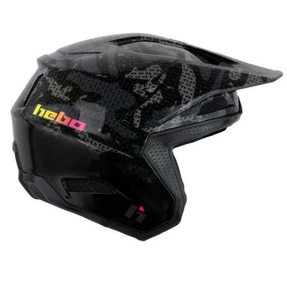Casque trial Hebo ZONE PRO KAMU 2024 – Noir Ref : HBO0410