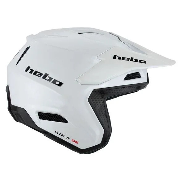 Casque trial Hebo ZONE PRO MONOCOLOR 2024 – Blanc Ref : HBO0407
