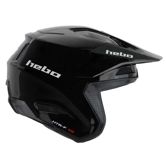 Casque trial Hebo ZONE PRO MONOCOLOR 2024 – Noir Ref : HBO0409