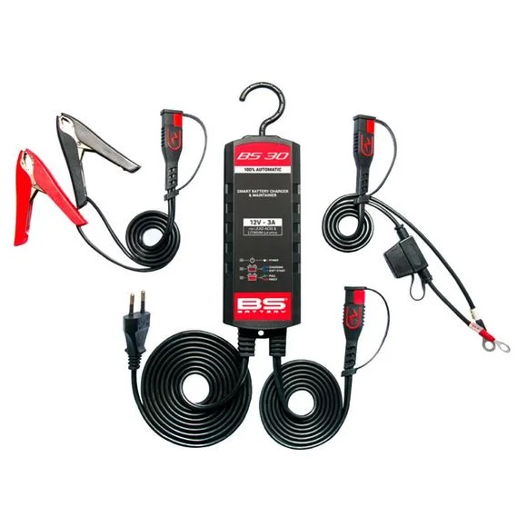 Chargeur BS Battery BS30 (batterie acide/lithium) Universel Ref : BSB0008 / 1125496