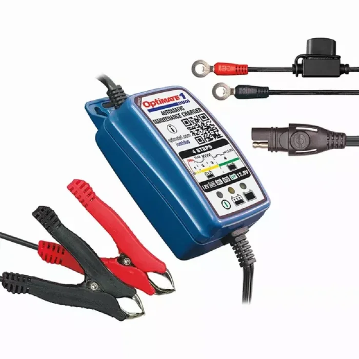 CHARGEUR OPTIMATE 12V POUR BATTERIE LITHIUM ET PLOMB 12V 0,6A