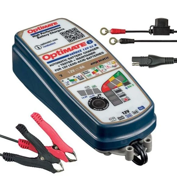 Chargeur Tecmate OPTIMATE 6 SELECT TM-370 Universel Ref : TC0055 / TM370