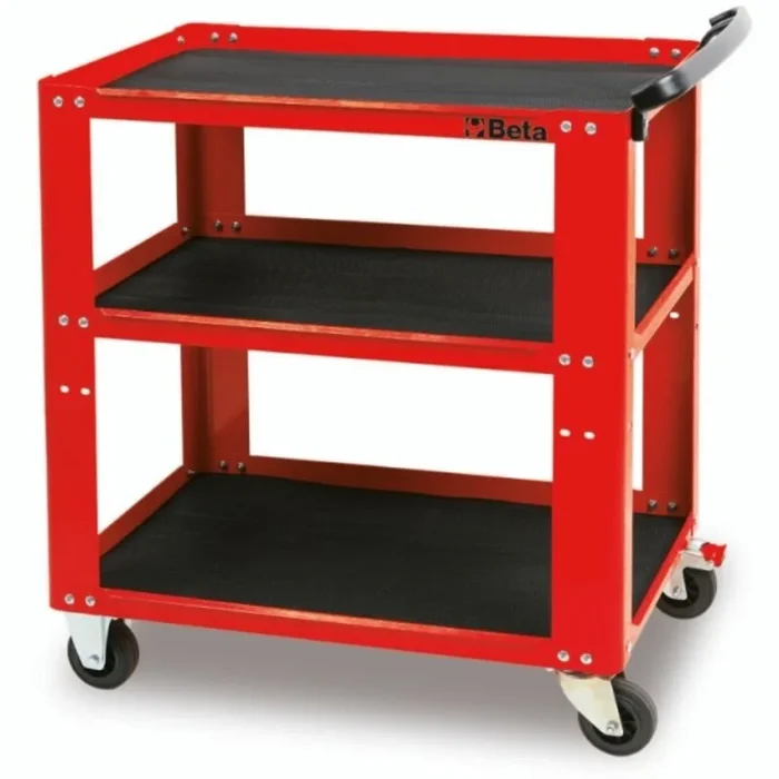 Chariot d’atelier métallique BETA C51 – rouge