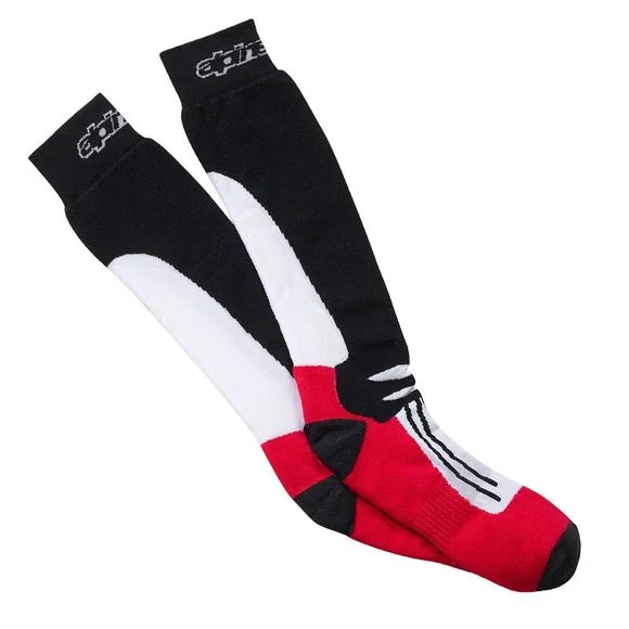 Chaussettes Alpinestars RACING ROAD – Noir / Rouge Ref : AP0912