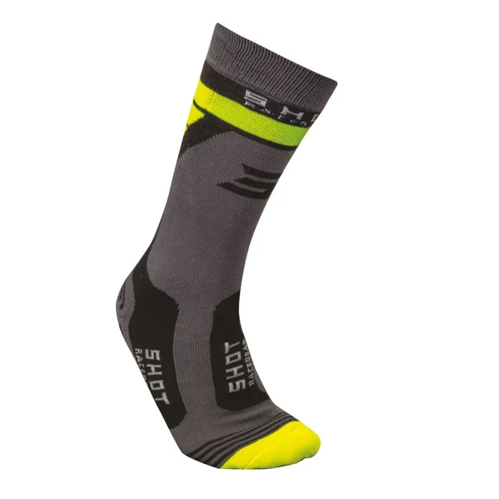 Chaussettes Cross SHOT RACE 2.0 Jaune Fluo