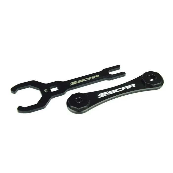 Clé de bouchon de fourche double SCAR Ø49mm/8 pans – fourches KYB