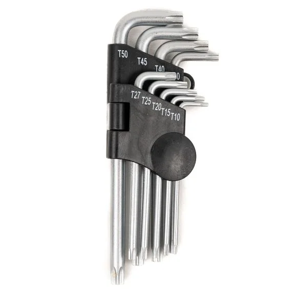 Clé Torx KOOROOM Jeu de 9 clés coudées Universel – Gris Ref : KOR0208 / KOR0208C5254