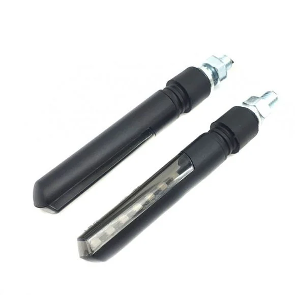 Clignotant Brazoline STICK séquentiels à leds (La paire) Universel – Noir Ref : BRZ0053 / 10259