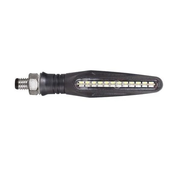 Clignotant Chaft Stemest LED multi fonctions et sequentiel avant (La paire) Universel – Noir Ref : CF0056 / IN1148