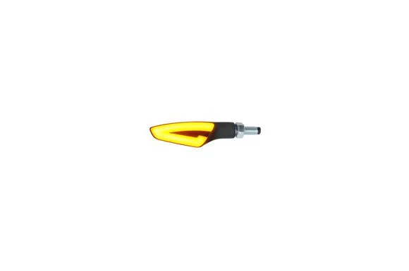 Clignotant LighTech E8 Led aluminium – noir (La paire) Ref : LIG00145A / 1091965