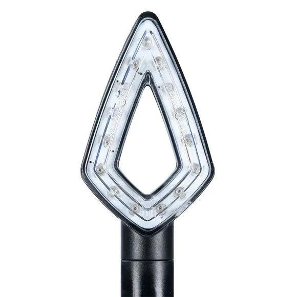 Clignotant Oxford LED Signal 3 (inclus 2 résistances) La paire Universel – Noir Ref : OD0047 / EL322