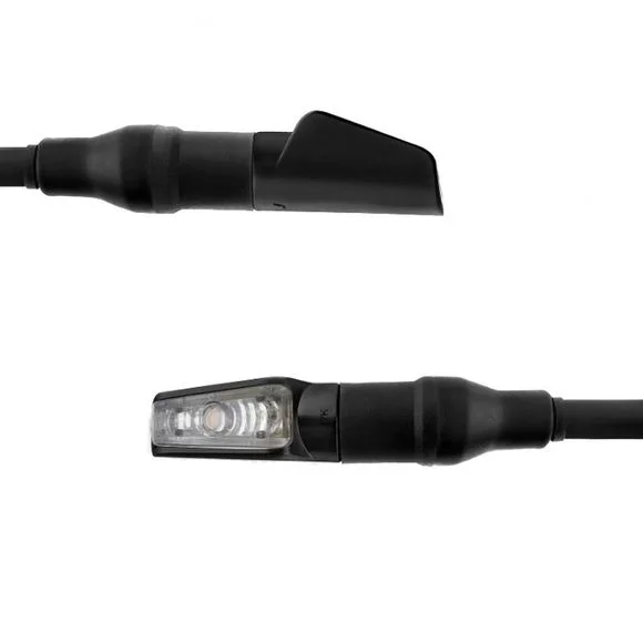 Clignotant Rizoma LEGGERA L LED (CLIGNOTANT et FEU DE POSITION AVANT) (L’unité) Universel – Noir Ref : RZ0568