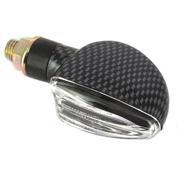 Clignotant Sifam TRIANGULAIRE CARBONE LED (La paire) Universel – Carbone Ref : SF0029 / CLI7004