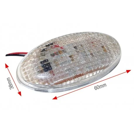 Clignotants moto universel OEil de chat LED grand modele