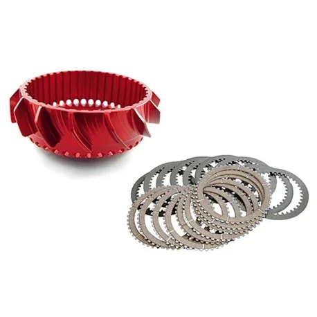 Clutch bell + dry clutch discs 48 teeth for OEM clutches