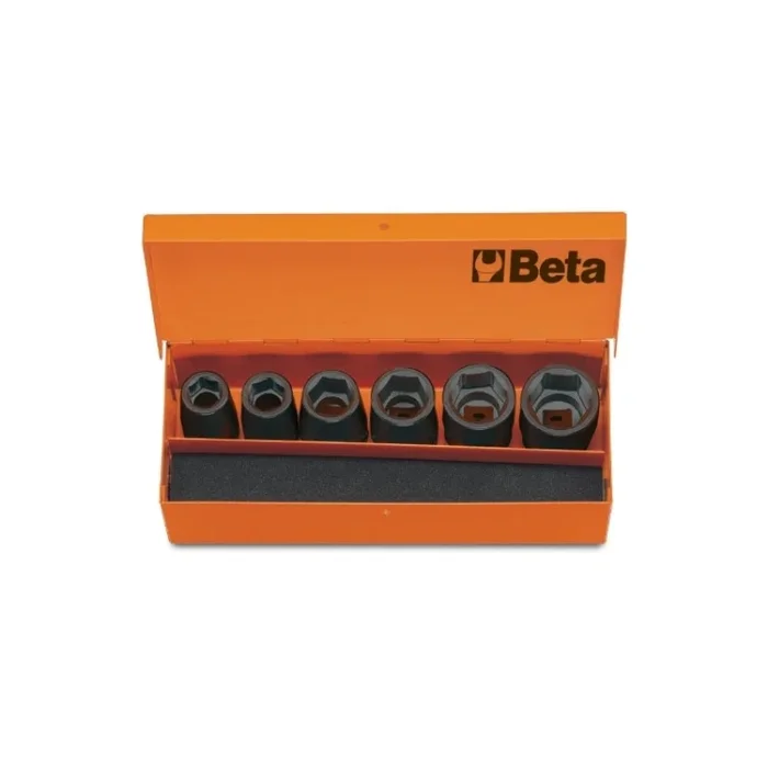 Coffret 6 douilles à chocs BETA 1/2 »