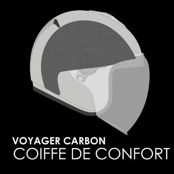 Coiffe ROOF RO38 VOYAGER – Noir Ref : RO0326