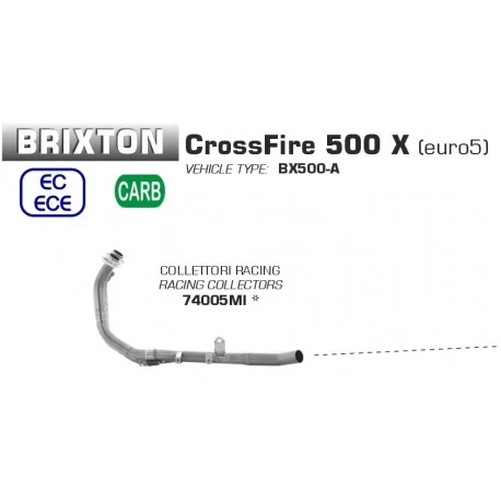 Collecteur d’echappement ARROW BRIXTON CROSSFIRE 500 X 2021-2023