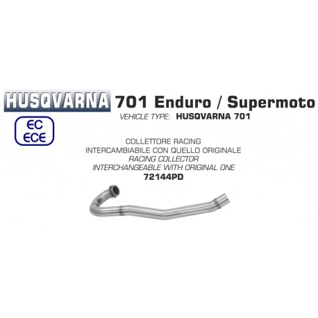 Collecteur d’Echappement racing ARROW HUSQVARNA 701 ENDURO / SUPERMOTO 2017-2020