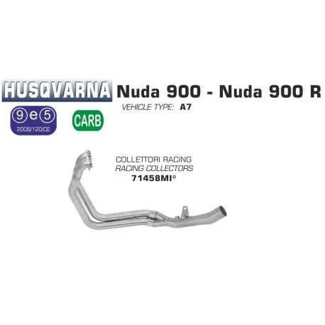 Collecteur d’Echappement racing ARROW HUSQVARNA 900 NUDA 2012-2013