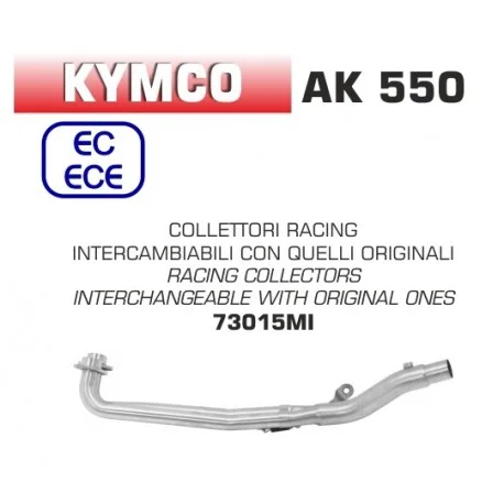 Collecteur racing d’Echappement ARROW KYMCO AK 550 2017-2020