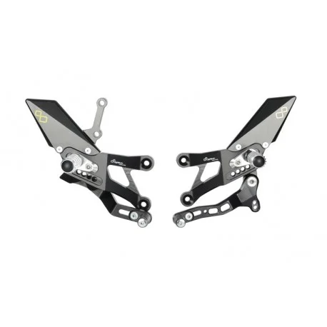 Commandes reculees fixes LIGHTECH selection standard YAMAHA YZF-R3 2015-2021