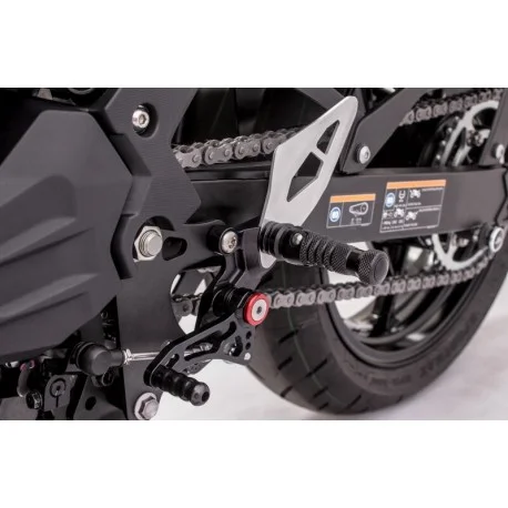 Commandes reculees reglables GILLES FXR KAWASAKI 400 NINJA 2018-2024
