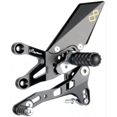 Commandes reculees reglables / repliables LIGHTECH selection inversee APRILIA RSV4 2019-2024 TUONO V4 2018-2024