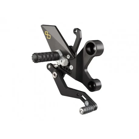 Commandes reculees reglables/repliables LIGHTECH selection standard YAMAHA MT-09 2013-2020 XSR 900 TRACER 2016-2019