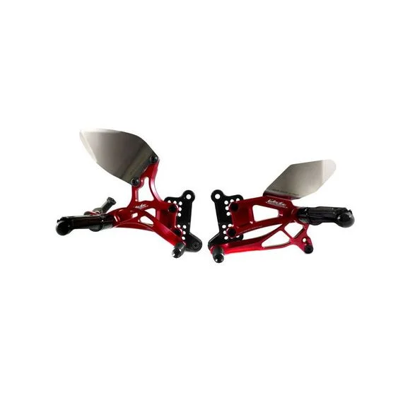 Commandes reculées Valter Moto TYPE 2.5 – Rouge Ref : PEY035NT25A