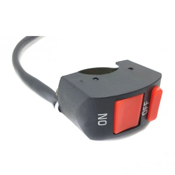 Commodo électrique Brazoline Marche/Arrêt Universel – Noir Ref : 5057B