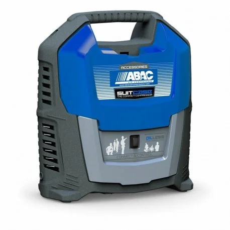 Compresseur portable ABAC sans huile 1,5CV – 4kg – 8 bars