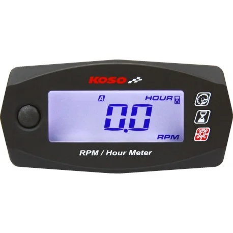 Compteur D’heure moto + Compte Tour Koso Mini Style Universel