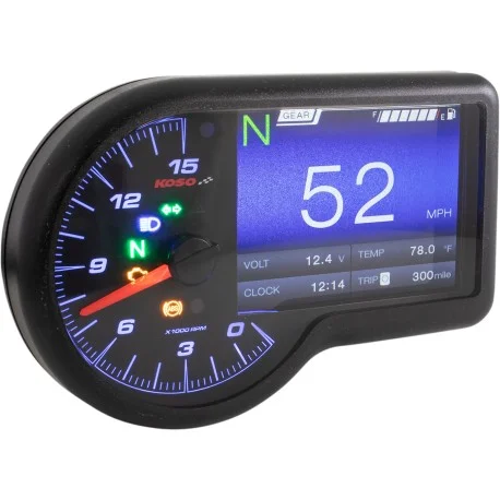 Compteur moto multifonctions moto KOSO RX-3