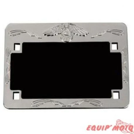 Contour de plaque chrome custom LIVE TO RIDE